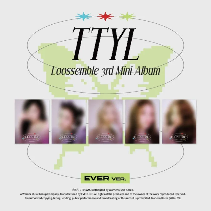 LOOSSEMBLE - TTYL [EVER MUSIC ALBUM Ver.] Versión álbum Hyunjin Ver.