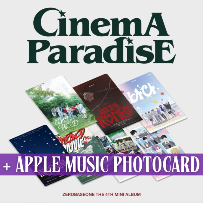 ZEROBASEONE - Cinema Paradise [ZEROSE Ver.] + Apple Music Photocard [3867]