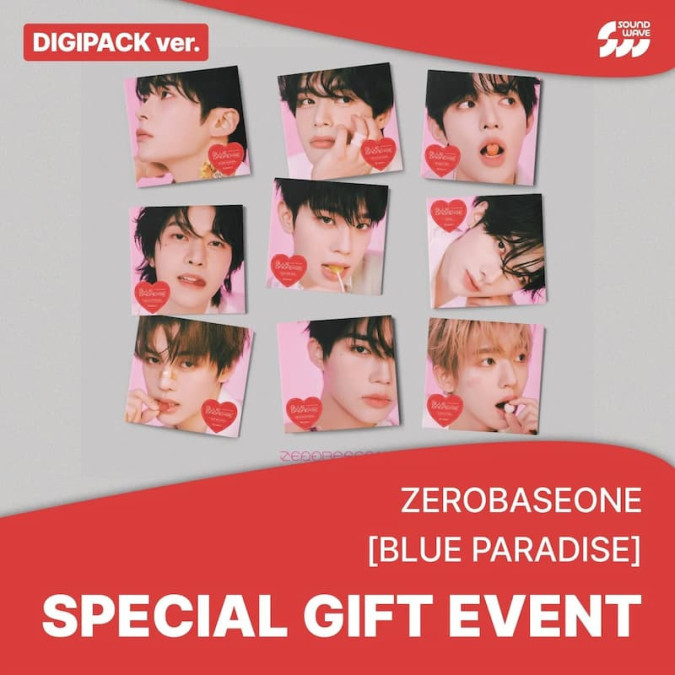 ZEROBASEONE - Blue Paradise [Digipack ver.] + Soundwave Photocard [5587]