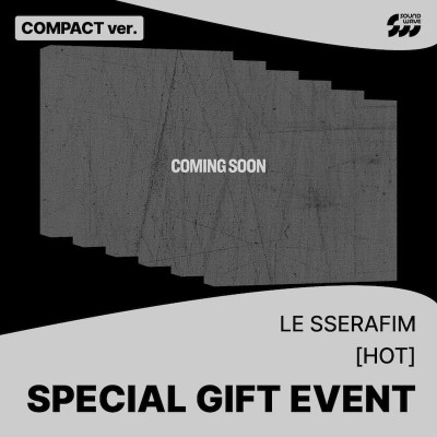 LE SSERAFIM - Hot [Compact ver.] + Soundwave Photocard [5754]