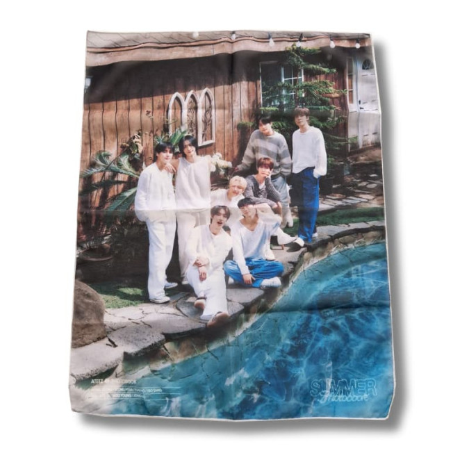 ATEEZ - Chiffon Fabric Poster [2024 Summer Photobook] [6376]