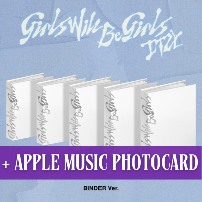 ITZY - Girls Will Be Girls [Binder ver.] + Apple Music Photocard [6676]