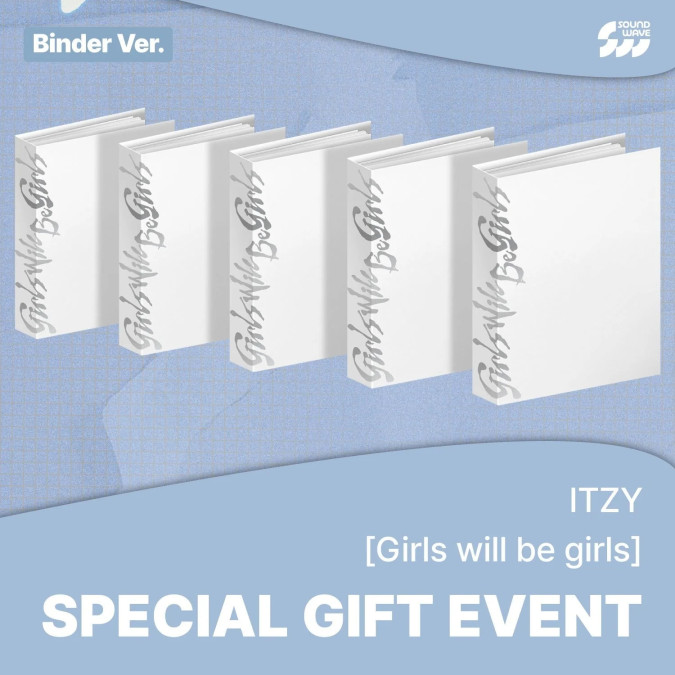 ITZY - Girls Will Be Girls [Binder ver.] + Soundwave Photocard [6685]