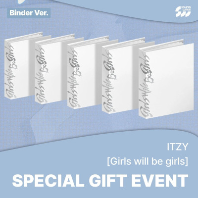 ITZY - Girls Will Be Girls [Binder ver.] + Soundwave Photocard [6685]