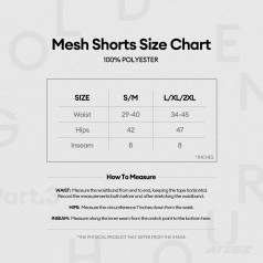 ATEEZ - Mesh Shorts [Golden Hour : Part.3] [6913]