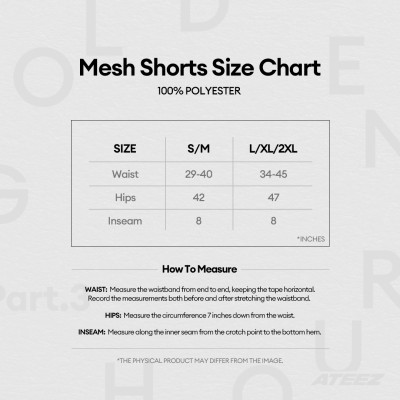 ATEEZ - Mesh Shorts [Golden Hour : Part.3] [6913]
