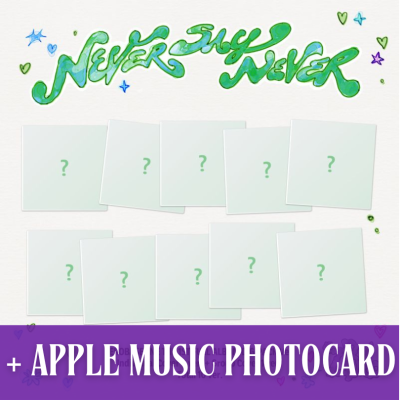 ZEROBASEONE - Never Say Never [Digipack ver.] + Apple Music Photocard [7339]