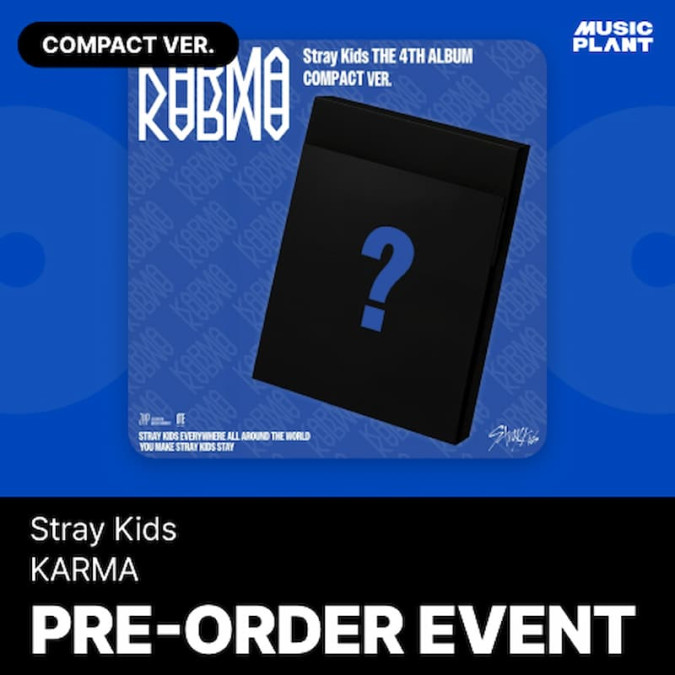 STRAY KIDS - Karma [Compact ver.] + Musicplant Photocard [7407]