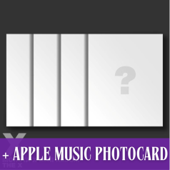 MONSTA X - The X + Apple Music Photocard [7467]