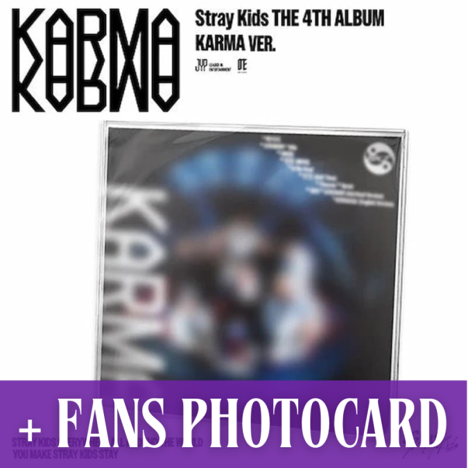 STRAY KIDS - Karma [LIMITED] + FANS Photocard [7410]