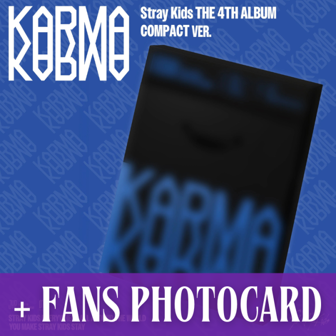 STRAY KIDS - Karma [Compact ver.] + FANS Photocard [7412]