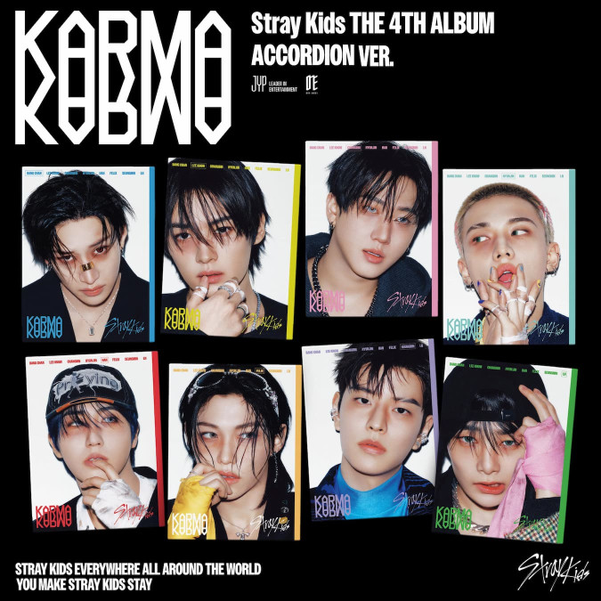 STRAY KIDS - Karma [Accordion ver.] + FANS Photocard [7413] Album