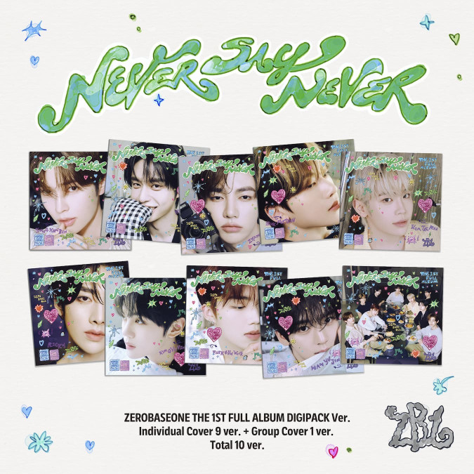 ZEROBASEONE - Never Say Never [Digipack ver.] + Apple Music Photocard [7339]