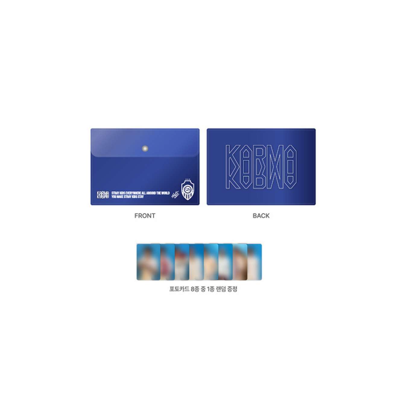[PRE-ORDER] STRAY KIDS - PVC Pouch ['Karma' Pop-Up Store] [7802]