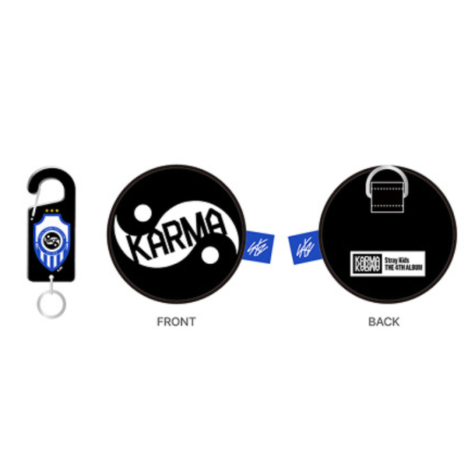 STRAY KIDS - Acrylic Carabiner & Ball Pouch Set ['Karma' Pop-Up Store] [7807]