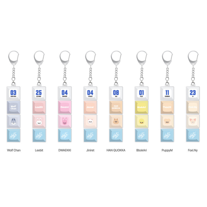 STRAY KIDS - SKZOO Keycap Keyring ['Karma' Pop-Up Store] [7812]