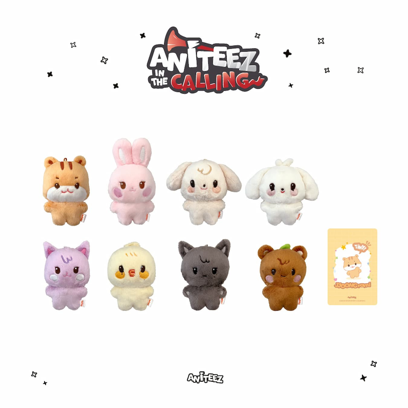 PRE-ORDER] ATEEZ - Tiny ANITEEZ Plush Doll [ANITEEZ In The Calling