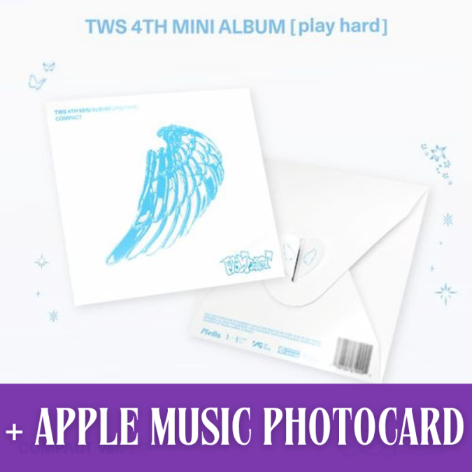 [PRE-ORDER] TWS - Play Hard [Compact ver.] + Apple Music Photocard ...
