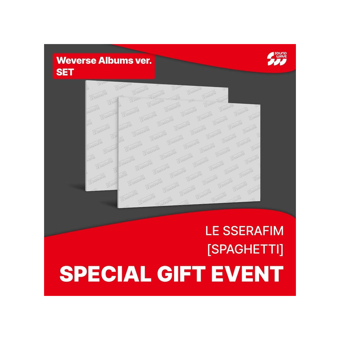 [PRE-ORDER] LE SSERAFIM - Spaghetti [Weverse Albums ver.] + Soundwave ...