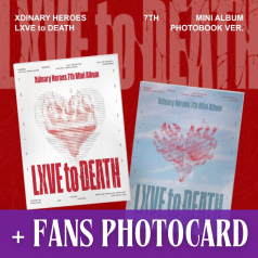 XDINARY HEROES - Lxve to Death [Photobook ver.] + FANS Photocard [8174]