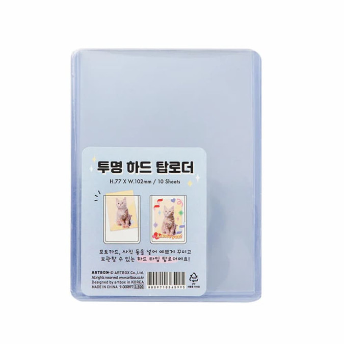 Clear Hard Photocard Toploader (10EA) [8871]