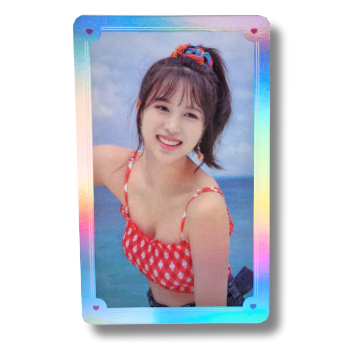 Mina [Twice] Holographic Photocard Twice TV 2018 - One In A