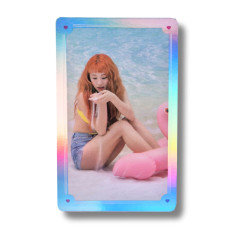 Chaeyoung [Twice] Holographic Photocard Twice TV 2018 - One In A Million [9424]