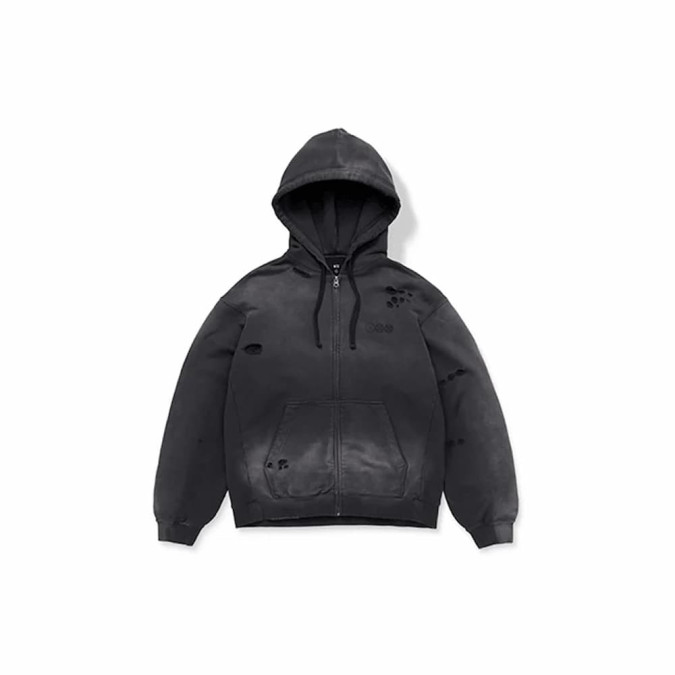 [LAST PRE-ORDER] BTS - Zip-Up Hoodie (Charcoal) ['Arirang' World Tour] [10300]