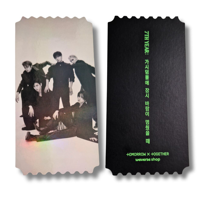 TXT Weverse Ticket 7TH YEAR: A Moment of Stillness in the Thorns [10630]