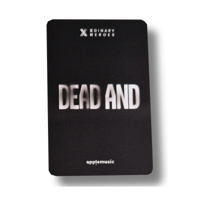 Jungsu [Xdinary Heroes] Apple Music Photocard DEAD AND [10758]