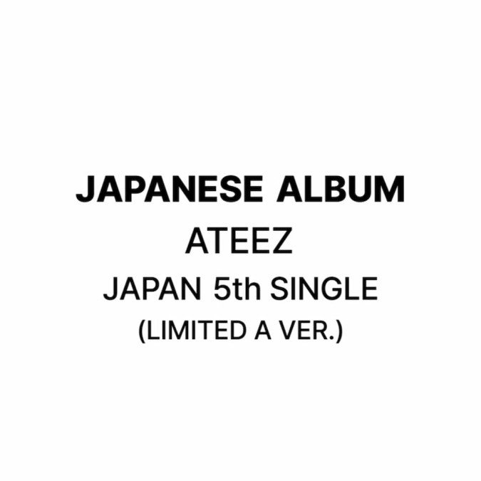 [HOT] ATEEZ - Japan 5th Single [LIMITED A ver.] [10795]