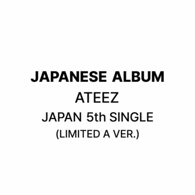 [HOT] ATEEZ - Japan 5th Single [LIMITED A ver.] [10795]