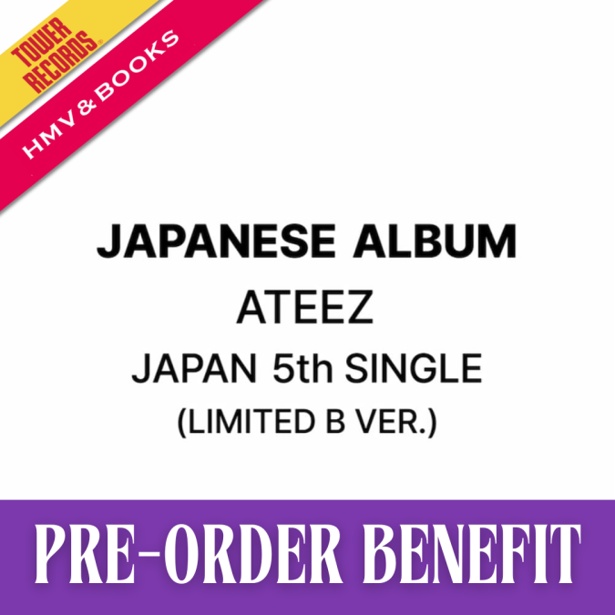 ATEEZ - Japan 5th Single [LIMITED B ver.] + POB [10800]