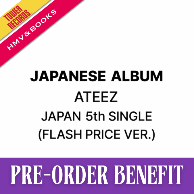 ATEEZ - Japan 5th Single [Flash Price ver.] + POB [10802]