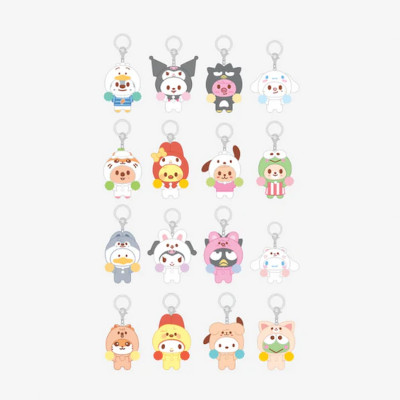 [PRE-ORDER] STRAY KIDS - Secret Flocked Figure Keyring [SKZOO x Sanrio] [10965]