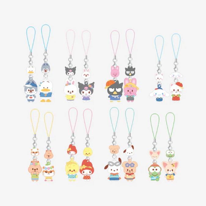 [PRE-ORDER] STRAY KIDS - Mini Figure Couple Keyring [SKZOO x Sanrio] [10966]