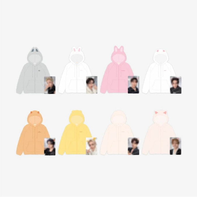 [PRE-ORDER] STRAY KIDS - SKZOO Fleece Hood Zip-Up ['Run It' Seoul] [11329]