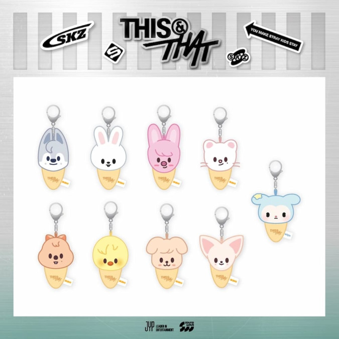 [PRE-ORDER] STRAY KIDS - SKZOO Plush Keyring Ice Cream ver.['This & That' Pop-Up] [11528]