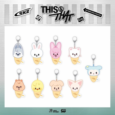 [PRE-ORDER] STRAY KIDS - SKZOO Plush Keyring Ice Cream ver.['This & That' Pop-Up] [11528]