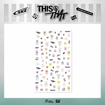 [PRE-ORDER] STRAY KIDS - SKZOO Micro Sticker ['This & That' Pop-Up] [11529]