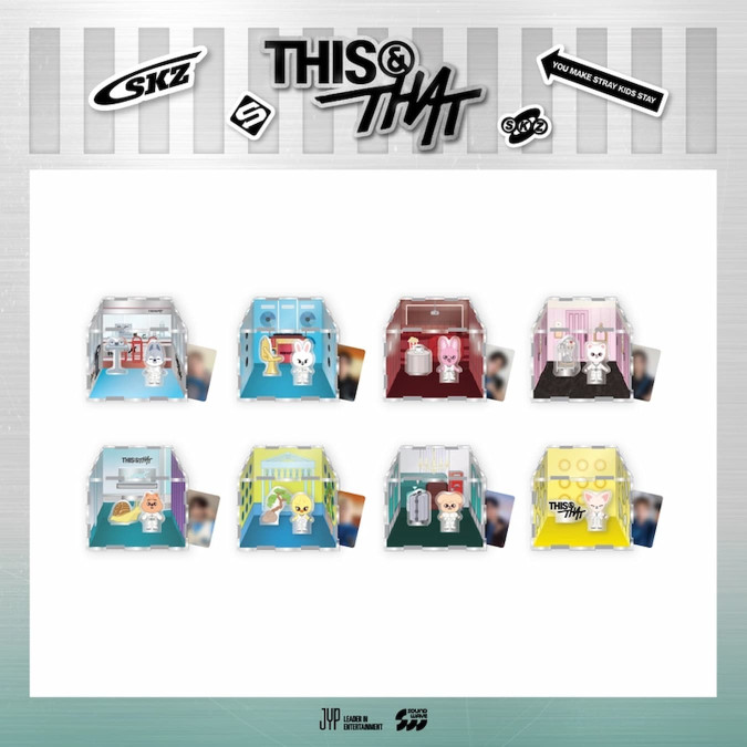 [PRE-ORDER] STRAY KIDS - SKZOO Acrylic Container Box ['This & That' Pop-Up] [11538]