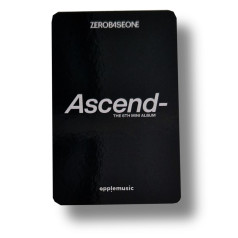 Jiwoong [Zerobaseone] Apple Music Photocard Ascend- [11616]