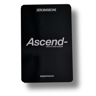 Gunwook [Zerobaseone] Apple Music Photocard Ascend- [11617]