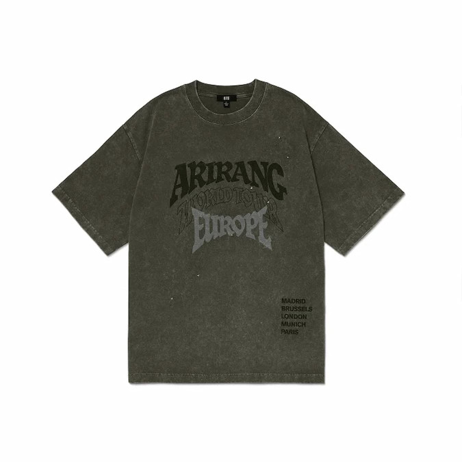 [PRE-ORDER] BTS - T-Shirt Europe Ver. [Arirang World Tour] [11641]