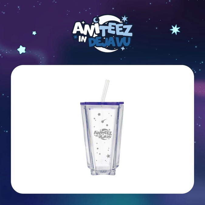 [PRE-ORDER] ATEEZ - Starlight Glass Tumbler [ANITEEZ in Deja Vu] [11663]