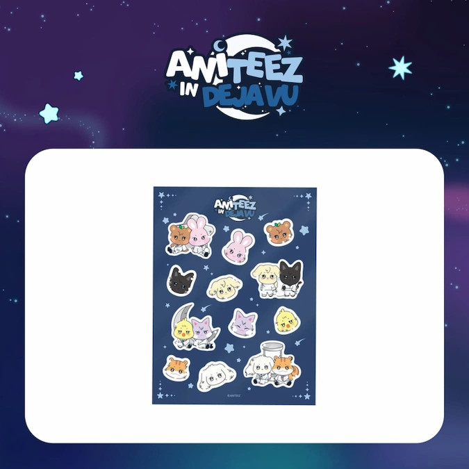 [PRE-ORDER] ATEEZ - Water 3D Sticker [ANITEEZ in Deja Vu] [11667]