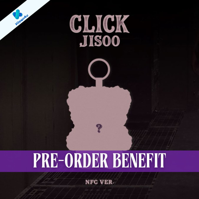 [HOT] JISOO - CLICK [Click Baby Bear NFC Ver.] + POB [11713]