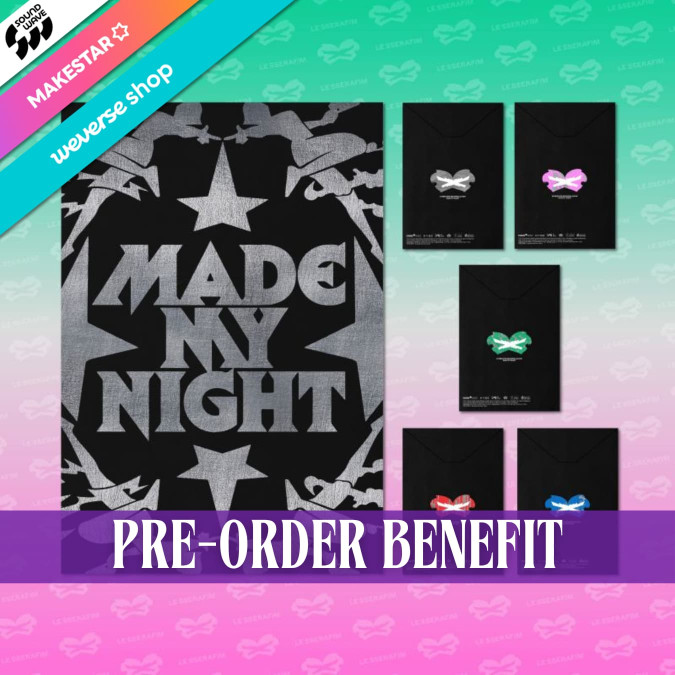[HOT] LE SSERAFIM - Made My Night [Compact Ver.] + POB [11724]
