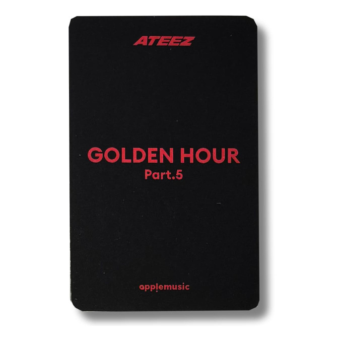 Mingi [ATEEZ] Apple Music Photocard Golden Hour : Part 5 [11811]