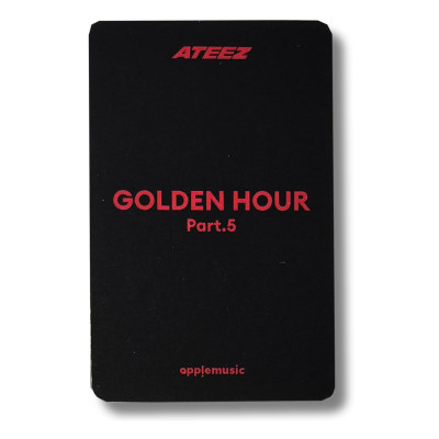 Mingi [ATEEZ] Apple Music Photocard Golden Hour : Part 5 [11811]
